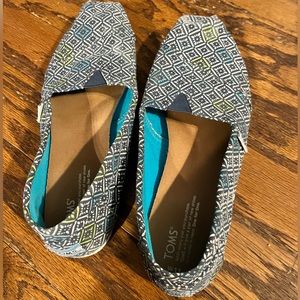 Toms navy teal green - Women’s 11